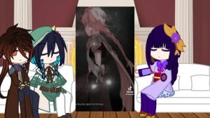 Реакция Архонтов (Венти Чжун Ли и Райден) на Итэра