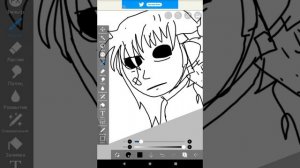 как обводить в Ibis Paint .