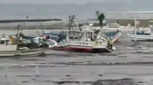 Как начинается цунами - глазами очевидца