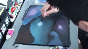 Galaxy Painting (Speed Art)