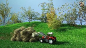 Мультик про Машинки. Трактор, Полицейская машина и Погрузчик. МанкиМульт