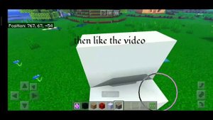 How to make a working TV in minecraft PE/Java/console