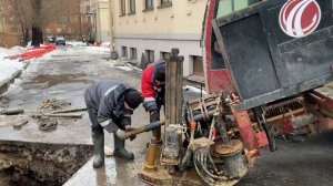 DDW 20/08 на набережной "Фонтанки". ГНБ прокол.