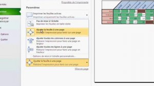 Formation Excel 2010 - Partie 6 -  La mise en page et l'impression