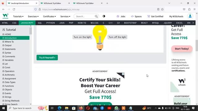 JavaScript Introduction -Unlock the Power of Web Development | Usha Computer Education and Academic