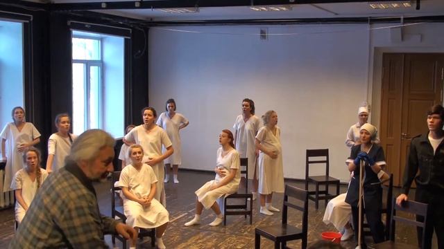 Отрывок из спектакля "Голоса " Богородице, дево(Стравинский) [ГИТИС], 3 курс(Мастерская С.Намина) смотреть онлайн