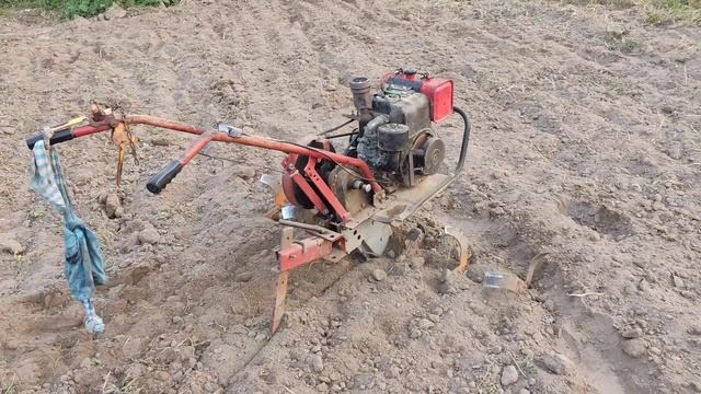 Мотоблок Луч МБ-1 1988 года с двигателем ДМ-1 на хх. смотреть онлайн