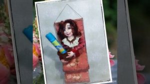 Кукла из капрона - Хранительница туалетных принадлежностей. Мадам "Фу-фу".