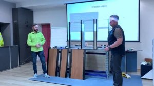 Особенности монтажа HPL панелей на клеевой системе - часть 2 "практика"