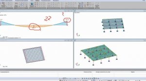 Расчетные модели железобетонной плиты в ПК Лира-САПР