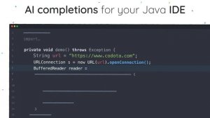 Codota - AI completions for your Java IDE