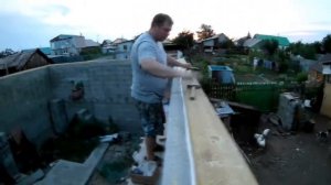 Начинаем крышу на Бане