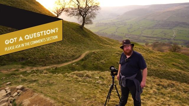 Photographing sunset and beyond on the Great Ridge in the Peak District смотреть онлайн