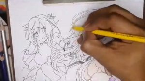 SPEED DRAWING - LYRULE / Choujin Koukousei-tachi wa Isekai demo Yoyuu de Ikinuku you desu!