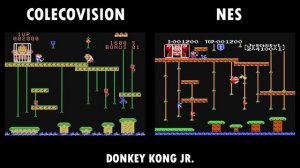 All Colecovision Vs NES Games Compared Side By Side