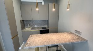 Матовая кухня в цвете "Кубанит"