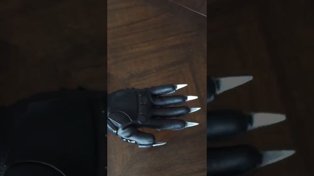 Functional Black Panther Gloves