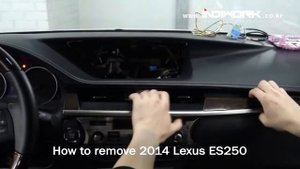 How to remove audioscreen 2014 Lexus ES250 HD