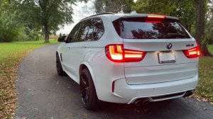 BMW X5m F85 axle back exhaust
