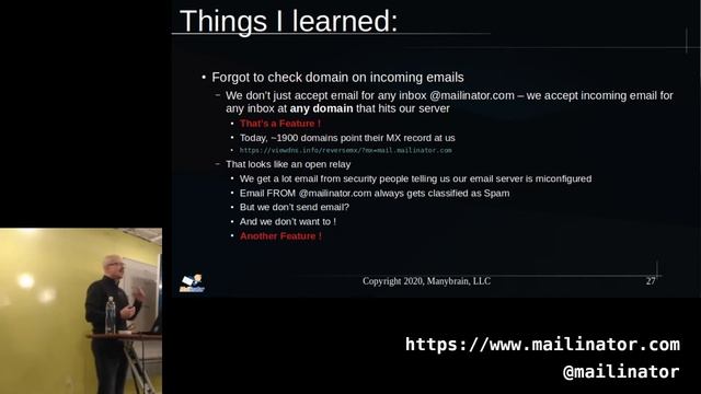 The Technical Evolution of Mailinator.com смотреть онлайн