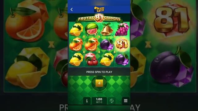 Spin City – Игровой автомат Frutas 81 Grandes