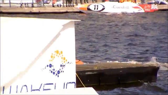 Freestyle on jet ski  London Docklands