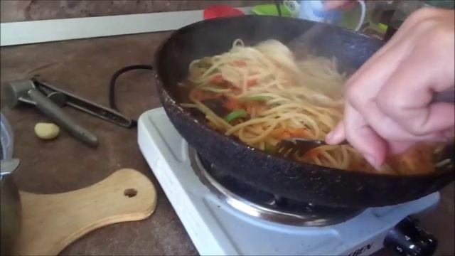 Японская лапша " Удон" в домашних условиях .Рецепт от Джулии.
