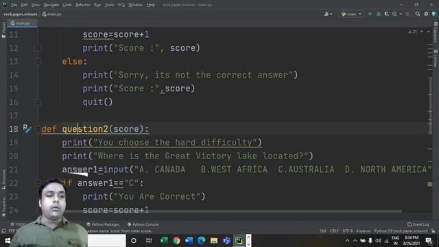 Quiz Game in Python