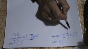 Угол заточки опасной бритвы с изолентой и без