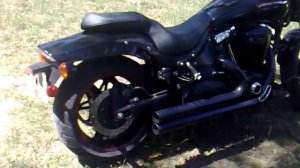 Sound exhaust  short shots Vance & Hines: Yamaha XV 1700 Warrior Midnight