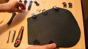 Как сделать наручи из кожи