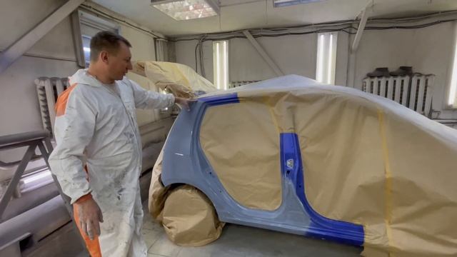 Кузовной ремонт и покраска Kia Picanto смотреть онлайн