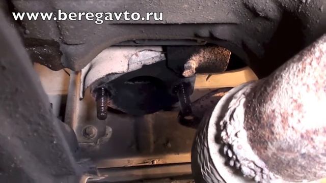 Замена прокладки приемной трубы на Chery Tiggo.mp4 смотреть онлайн