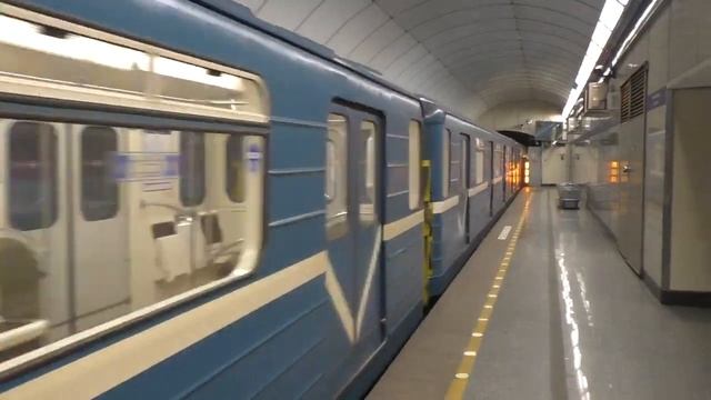 Фрунзенско Приморская Муравьёв Санкт Петербург Метро Метрополитен Линия 5 Тч 4 Депо Фрунзенское Ден