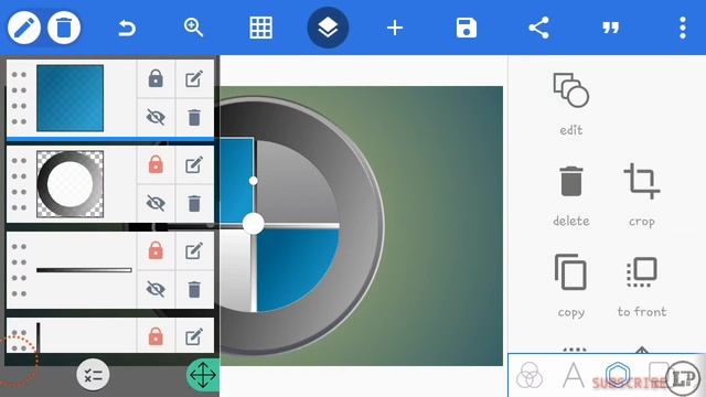 B M W Logo car_easy design on smart phone use pixel lab(Tutorial)