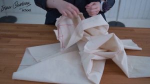 Финальная примерка макета базовой конструкции платья