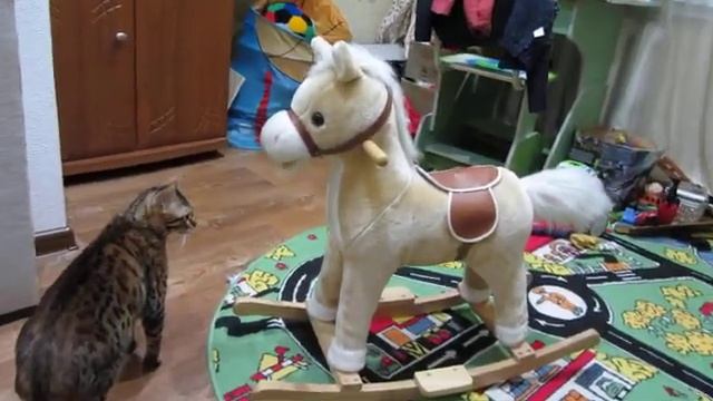 Лошадка-качалка музыкальная смотреть онлайн