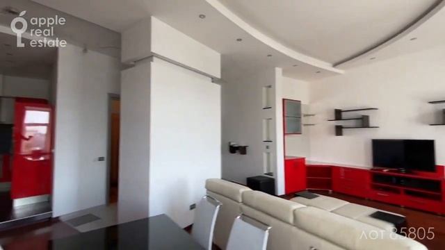 Интересный дизайн: 140 кв.м в аренду. 4 комнаты. Панорамный вид смотреть онлайн