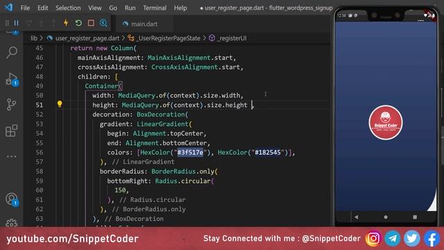 ? User Registration in Flutter With Rest API & WordPress ?