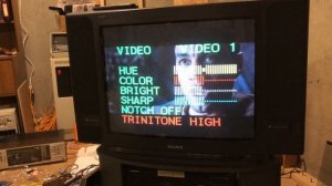 High end Sony Trinitron KV-27HSR10 from 1989