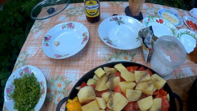 босяцкая кухня... армянское блюдо ХАШЛАМА в казане на живом огне... смотреть онлайн