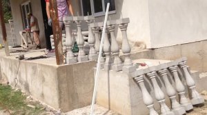 установка монтаж балясин