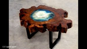 40 идей.Необычных Деревянных Столов из Эпоксидной смолы. Своими руками.