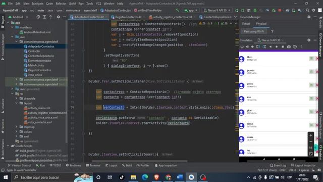 Sugar ORM en Android studio creacion de Agenda telefónica смотреть онлайн