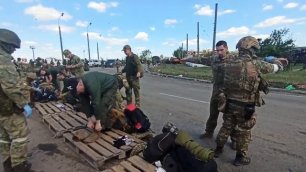 Выход последних боевиков «Азова» с «Азовстали»