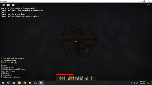 HOW TO GET DIAMONDS FAST! ROBLOX MINECRAFT смотреть онлайн