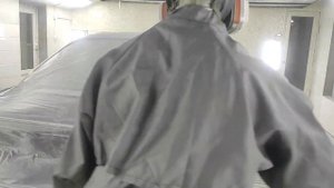 нанесение эпоксидного грунта HB BODY 989/наполнитель 635