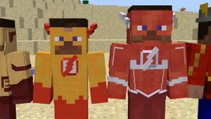 ФЛЭШ FISK SUPERHEROES VS LEGENDS MOD В МАЙНКРАФТ [БИТВА МОДОВ]