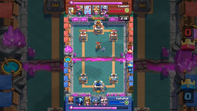 Эпический бой. Новичек зарешал. Clash Royale!!! Тактика для новичков!!