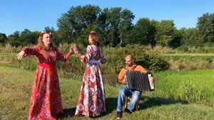 🌸"Балалайка"🌿, красивая и душевная песня под баян. 🎶Поёт фолк - группа "Маков цвет".